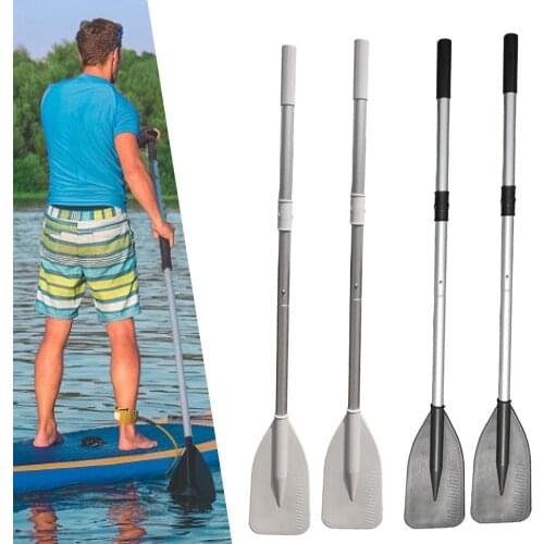 2 Pcs Detachable Assemble Strengthened Aluminium Boat Oars Paddle Long Oar PVC Inflatable Boat Fishing Kayak Canoe Paddle Pad