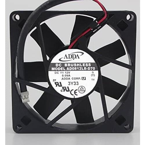 8015 8cm 12V 0.09A AD0812LB-D70 fan 6months Warranty