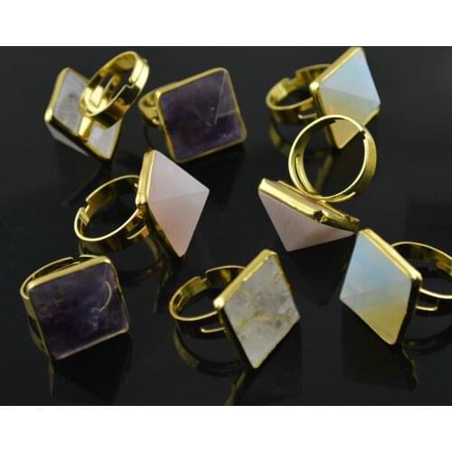 Ainicin Rings With Semi-precious Stones
