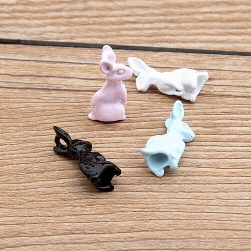 Free Shipping 50PCS 3D Alloy Charms Enamel Metal Kawaii Animal Rabbit Pendant Charm Crat Fit Fashion Bracelet Necklace Earrings