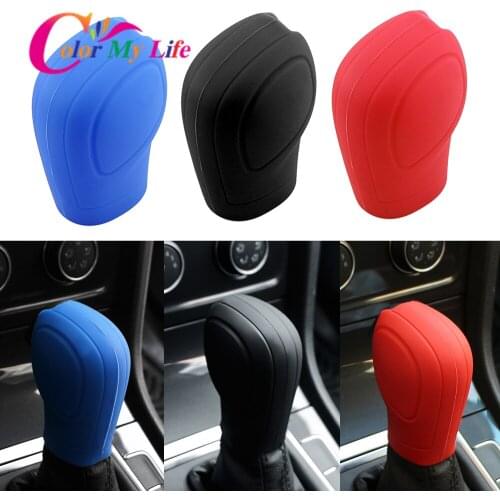Color My Life Silicone Car Gear Shift Collars for Volkswagen VW Golf 7 7.5 MK7 MK7.5 2013 - 2019 Shift Knob Cover Accessories