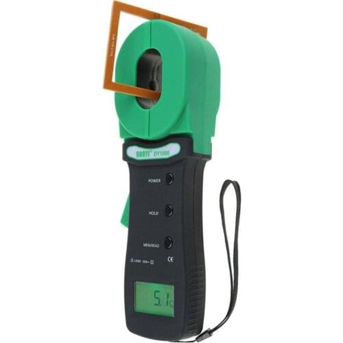 DY1000 Digital Clamp-on Earth Ground Resistance Tester Meter
