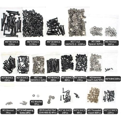 Brand New Fysetc Voron 2.4 3D Printer Design Screw Bolt Nut Complete Kit 3D Printer Complete Kit