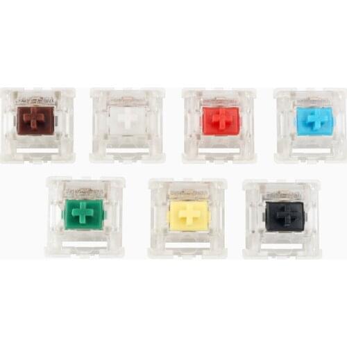 Gateron Switch For DIY Mechanical Keyboard 61 67 87 96 104 108 3pin 5pin Silent Switch INK Switch RGB Switch For SMD 3mm Light