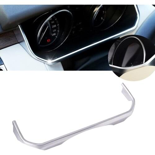 JEAZEA For Land Rover Range Rover Sport 2014 2015 2016 Instrument Gauge Panel Cover Trim Dashboard Garnish Frame Bezel Molding