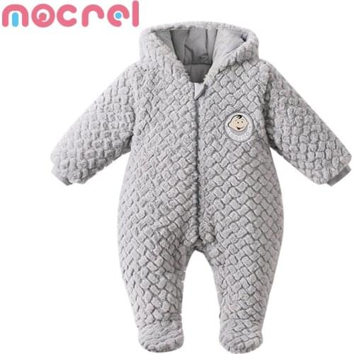 Childrens Clothing Boys New Winter Baby Rompers Suit Baby Climb Clothes As Garment Long-Sleeved Thickening Crawlers For Kids