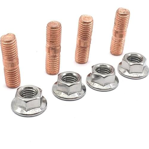 4 Set M10 x 1.50mm turbo Stud Kit For fasten turbos to manifolds T3 T4 T5 T6 Turbochargers