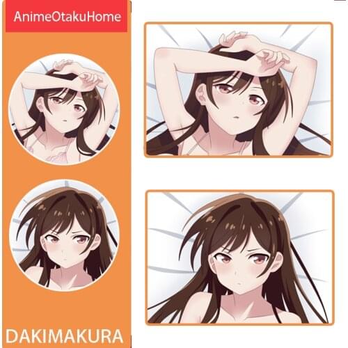 Anime Rent A Girlfriend Ichinose Chizuru Sexy Lovely Girl Throw Pillow Cover Hug Pillowcase Otaku Bedding Dakimakura Pillow Case
