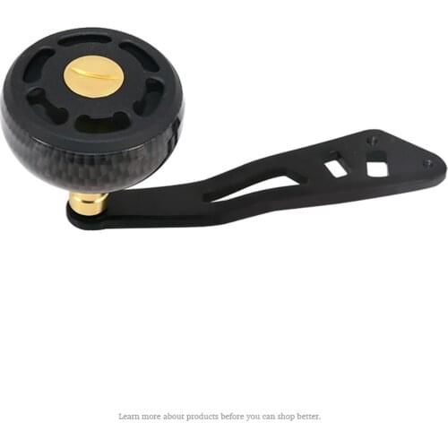 2019 New Fishing parts Carbon Fiber Fishing Reel Handle Knobs For Daiwa Shimano Abu Casting Spinning Reels Tackle Accessory