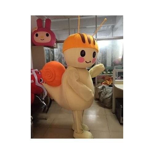 New Snail Mascot Costume Cartoon Character Costume Cosplay Mascot Costume Halloween Party Stage Performance Dress Free Shipping