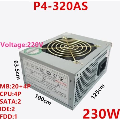 New PSU For R-Senda AIO Micro 230W Power Supply P4-320AS