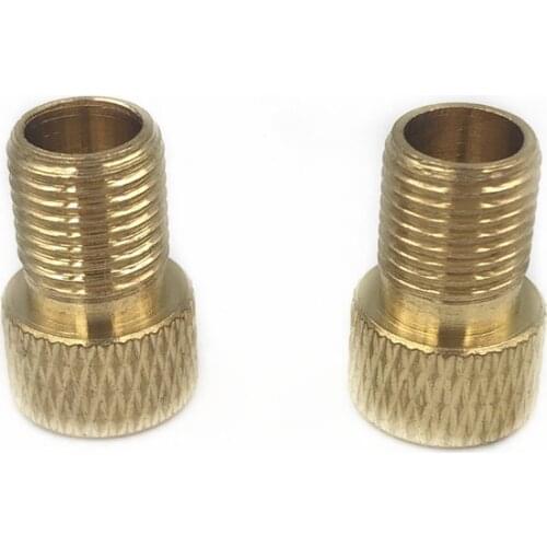 1 Pcs Brass Adaptor Presta To Schrader Bicycle Valve Converter Mountain Bicycle Pump Connector Adapter Zinc Alloy Tools M23