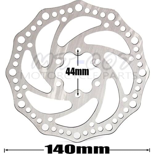 Bicycle Disc Brake Rotor 140mm Stainless Steel 6 holes Cycling Disc Brake Rotors motorcycle dirt bike