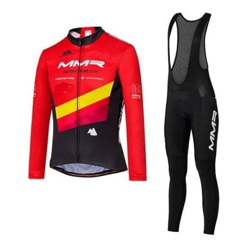 Spring Summer 2020 MMR TEAM 2 COLORS Cycling Jersey Long Sleeve Bicycle Clothing With Bib PANTS Ropa Ciclismo