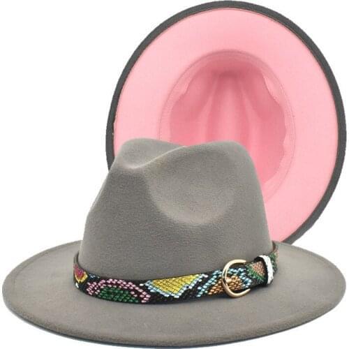 30 colors fedora hat woolen jazz hat party hats ladies fedora hats men hats top hats Panama кепка женская