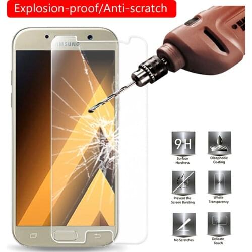 Screen Protector for Samsung Galaxy A5 2017 A520 Tempered Glass for Glass Samsung A5 2017 A520F SM-A520F 2.5D Clear Film Cover