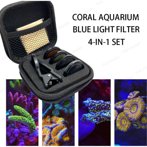 Aquarium Deep sea sea cylinder photography lens mobile phone filter lens with macro coral mirror