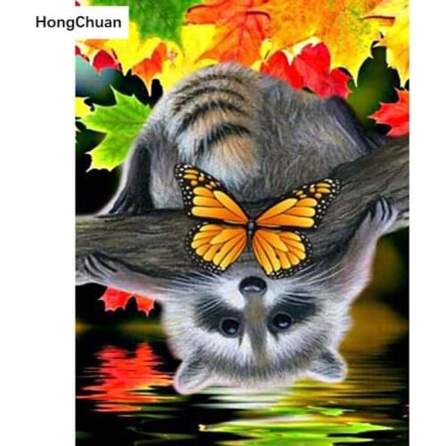 Cute animal 5D DIY square/round diamond painting cross stitch Seike Christmas diamond embroidery home decoration gift