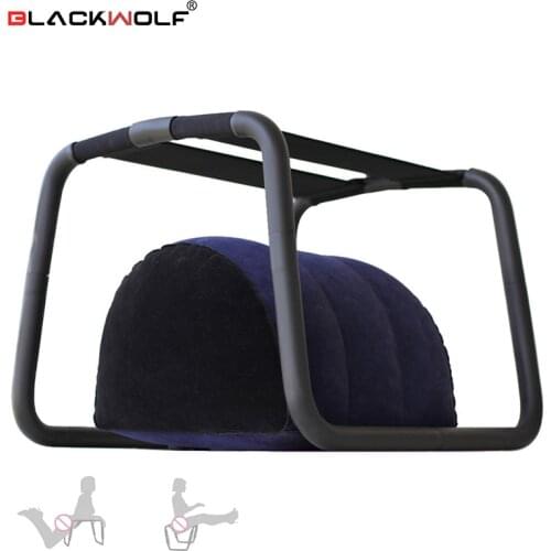 BLACKWOLF Elastic Sex Chair Inflatable Sex Pillow Sexual Positions Aid Sex Toy For Couple Female Masturbation Sex Furniture Sofa