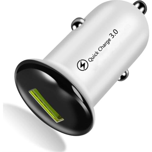 QC3.0 Fast Charger for iPhone Andriod Mobile Phone Tablet Smart Devices Universal Car Charger for Huawei Samsung Xiaomi Phone