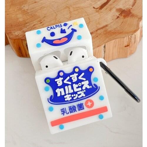 Case for AirPods 2/1 3D Wink Box Cute Earphone Silicone Shell Wireless Bluetooth Headphone Protective Cover Accessories