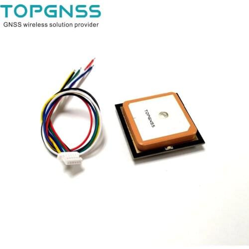 TOPGNSS 3.3-5V TTL UAR GPS Modue GN-801 GPS GLONASS dual mode M8n GNSS Module Antenna Receiver , built-in FLASH,NMEA0183 FW3.01