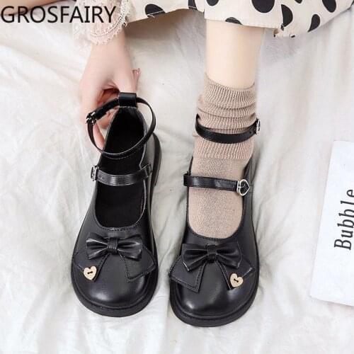 Женские туфли Мэри Джейн Grosfairy China At AliExpress