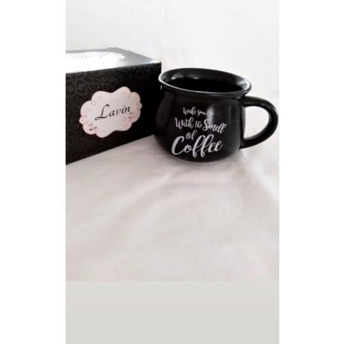 Mina Concept Ceramic Tea and Coffee Cup, Ceramic Glass Porcelain Cup