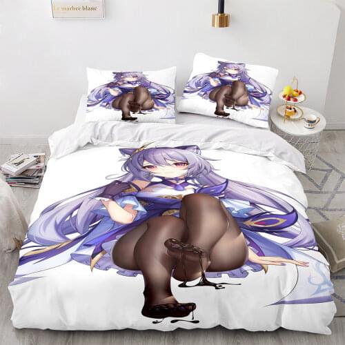 Cartoon HelloKitty Cat 3D Printed Comforter Bedding Set For Girls Duvet Cover Pillowcase Kids Cute Home Textile Queen King Size