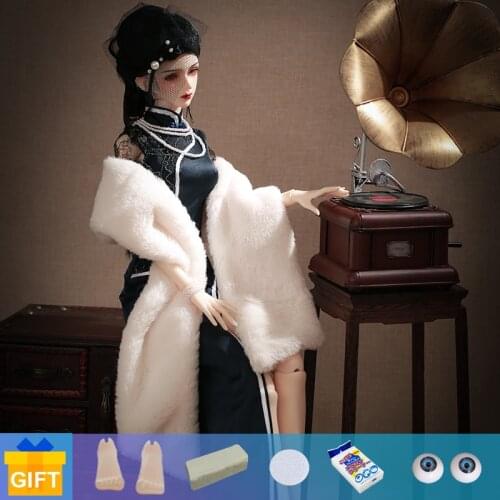 Shuga Fairy 1/3 Doll BJD Hame full set Chinoiserie Cheongsam professional makeup Toy Gifts movable joint doll