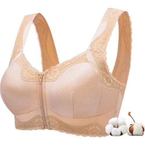 H4658 Artificial Breast Prosthesis Bra Surgical Resection Special Front Buckle Without Steel Ring Breathable Fake Breast Bras