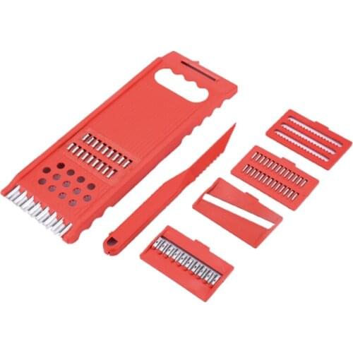 Multifunctional Manual Veggie Chopper Set Grater Slicer Durable Handheld Potatoes Grater Mini Vegetable Cutter Home Tool