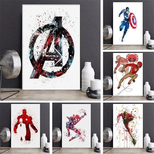 Marvel Superhero Captain America Diamond Painting Full Round Mosaic Diamond Embroidery Cross Stitch Kits Home Decor Gift