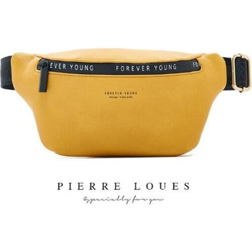 New Brand Fanny Pack Top Quality Pu Leather Fanny Packs For Women Waist Bag Designer Multi-functiona Chest Bag Female Belly Bag