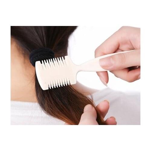 Combs Professional Hair Thinning Comb Razor Cutting Home Diy Trimmer Blade Bang Shaper Hairdressing Tool Portable Hot Sale Sale