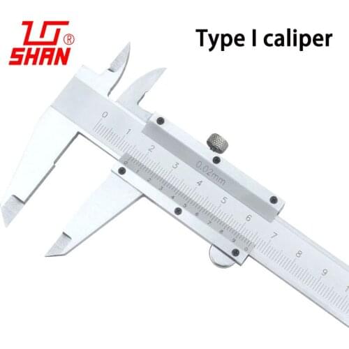 Vernier caliper 0-150mm 0.02mm high precision type 1 high quality metal stainless steel vernier calipers digital measuring tool