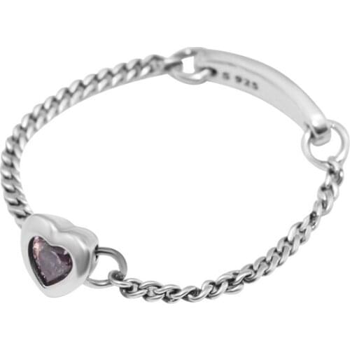 Spirited Heart Rings 100% Authentic 925 Sterling-Silver-Jewelry Free Shipping