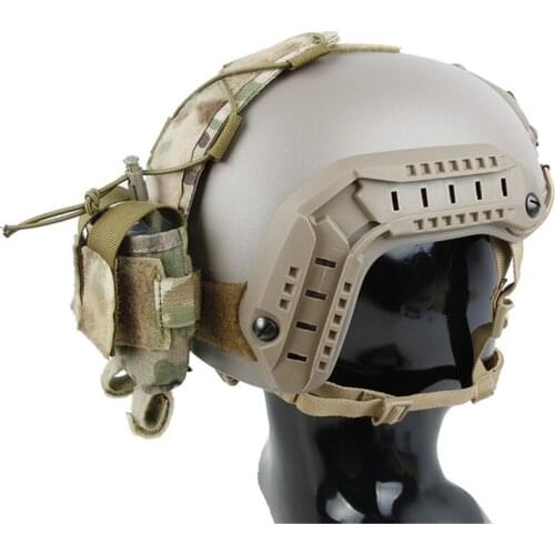 TMC Tactical MK2 Helmet Battery Case Pouch Special Multicam/Black Camouflage Paste attached Accessory Pouch TMC2873