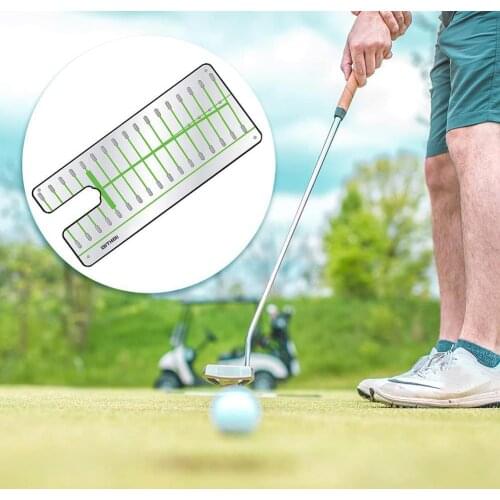 Golf Putting Mirror Alignment Aid Golf Practice Putting Mirror Golf Practice Putter Mirror Golf Train Track Auxiliary Equipment