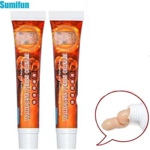 Sumifun 20g Varicose Veins Ointment Varicosity Angiitis Remedy Removal Cream Vasculitis Phlebitis Spider Veins Pain Oil 1Pcs