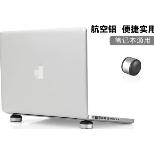10sets/lot Mini Portable Aluminium Laptop Cooling Bracket Notebook Stand Laptop Cooling Stand Cooler Base Pad Bracket Wholesale