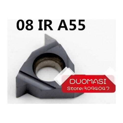 10pcs 08 IR A 55 ,Indexable Tungsten Carbide Threading Lathe Inserts for Threaded Lathe Holder,suit SNR0008K08 OR SNR0007K08