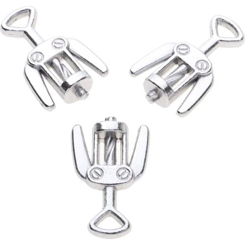 3pcs Alloy Wine Drink Bottle Openers Kitchen Accessory 1/12 Dollhouse Kitchen Bar Doll House Decoration Accessory