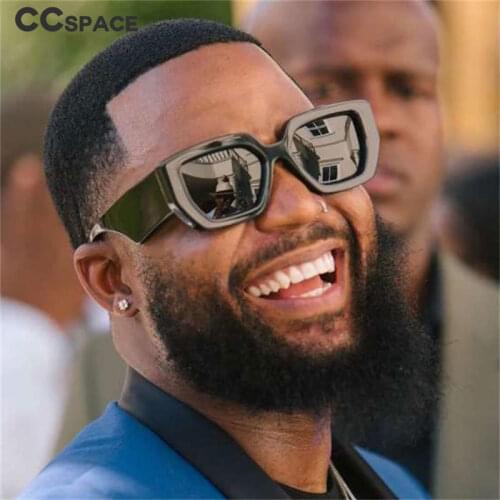 46516 Cat Eye Wide Leg Punk Sunglasses Men Women Fashion Shades UV400 Vintage Glasses