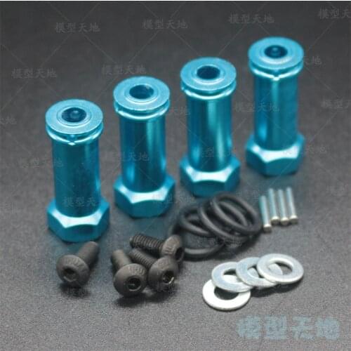 4p Wheel Hex 12mm Aluminum Enhanced Mount Drive Adapter lengthened Thickening 25MM 30MM For HSP 1/10 RC Car Buggy Bigfoot Truck