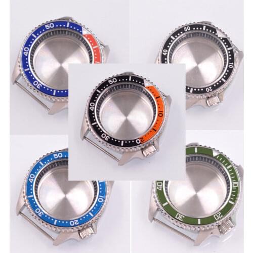 42mm FIT Seiko NH35 NH36 NH35A movement watch case 316L stainless steel case