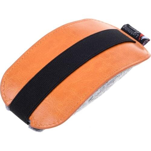 Computer dust cover Orange PU Leather Mouse Pouch Case Mice Case Storage Bag for Apple Magic Mouse