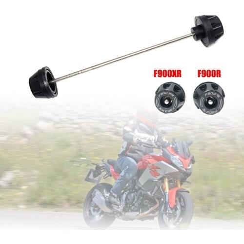 For BMW F900R F900XR F900 R F900 XR F 900R F 900XR 2019 2020 2021 Motorcycle Front Axle Fork Wheel Protector Crash Slider Pad