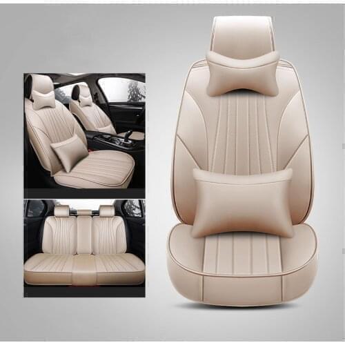 WLMWL Leather Car Seat Cover for Volvo All Models s60 v40 xc70 v50 xc60 v60 v70 s80 xc90 v50 c30 s40 car accessories