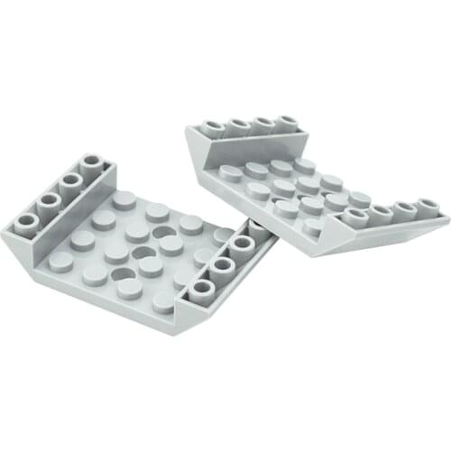 Technical Parts DIY Bricks Building Blocks Slope Inverted 6x4 Reverse Slope Brick with Holes Compatible with 60219 Toys for Kids